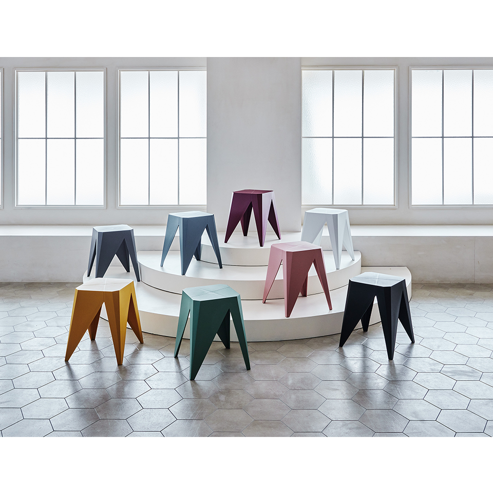 【同色2脚組】スツール1806ブラック - 9