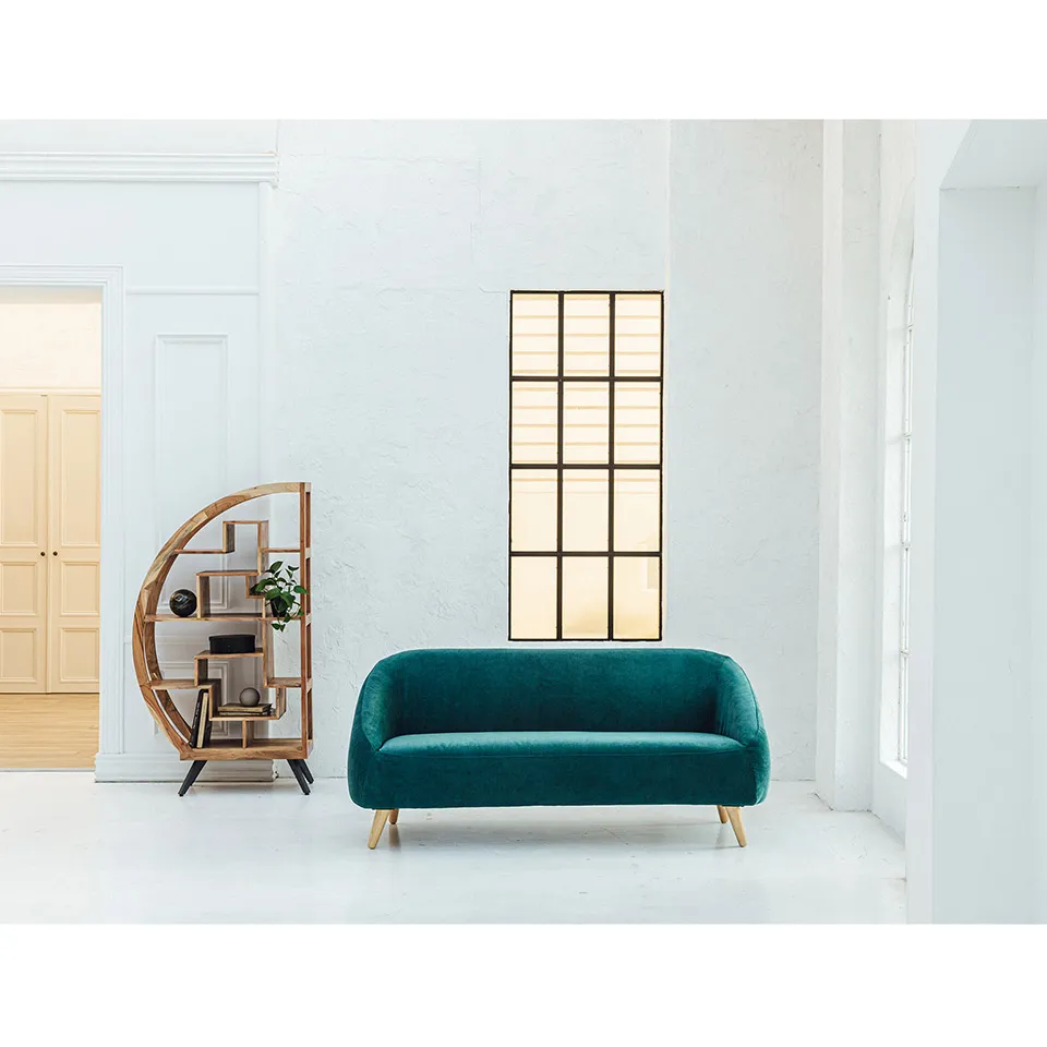 ソファALEXIA 3人掛けピーコックグリーン - 7