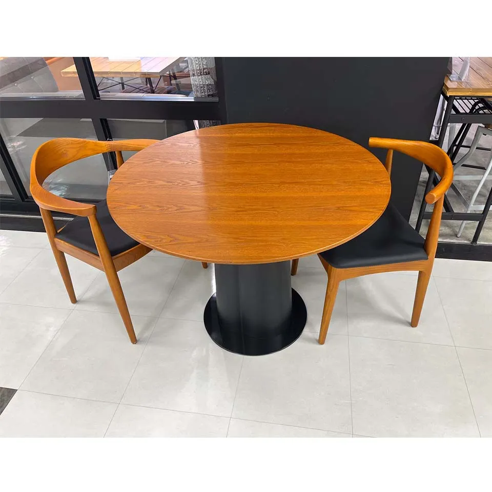 ダイニングテーブルRT-S124Aブラック/ブラウン - 5