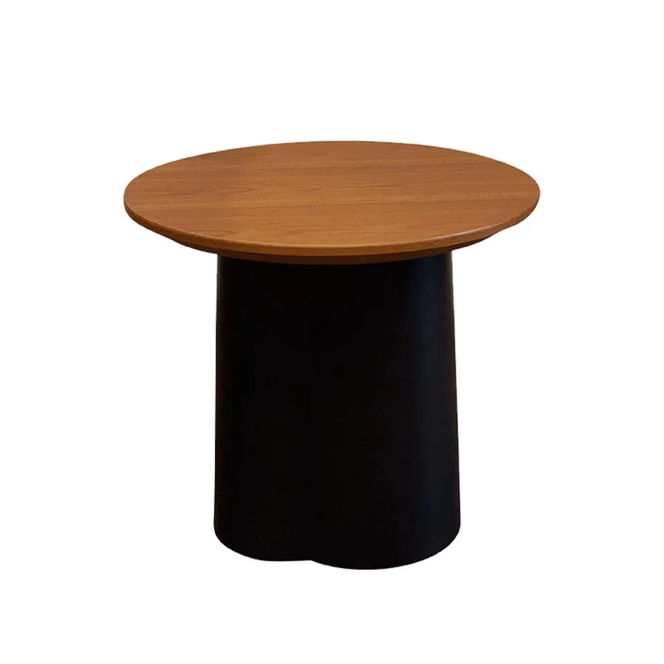 ローテーブルTT-S124Bブラック/ブラウン - 2