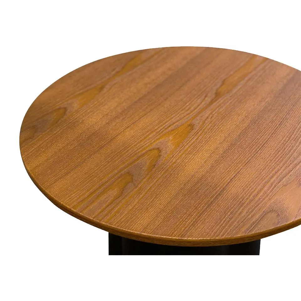 ローテーブルTT-S124Bブラック/ブラウン - 4