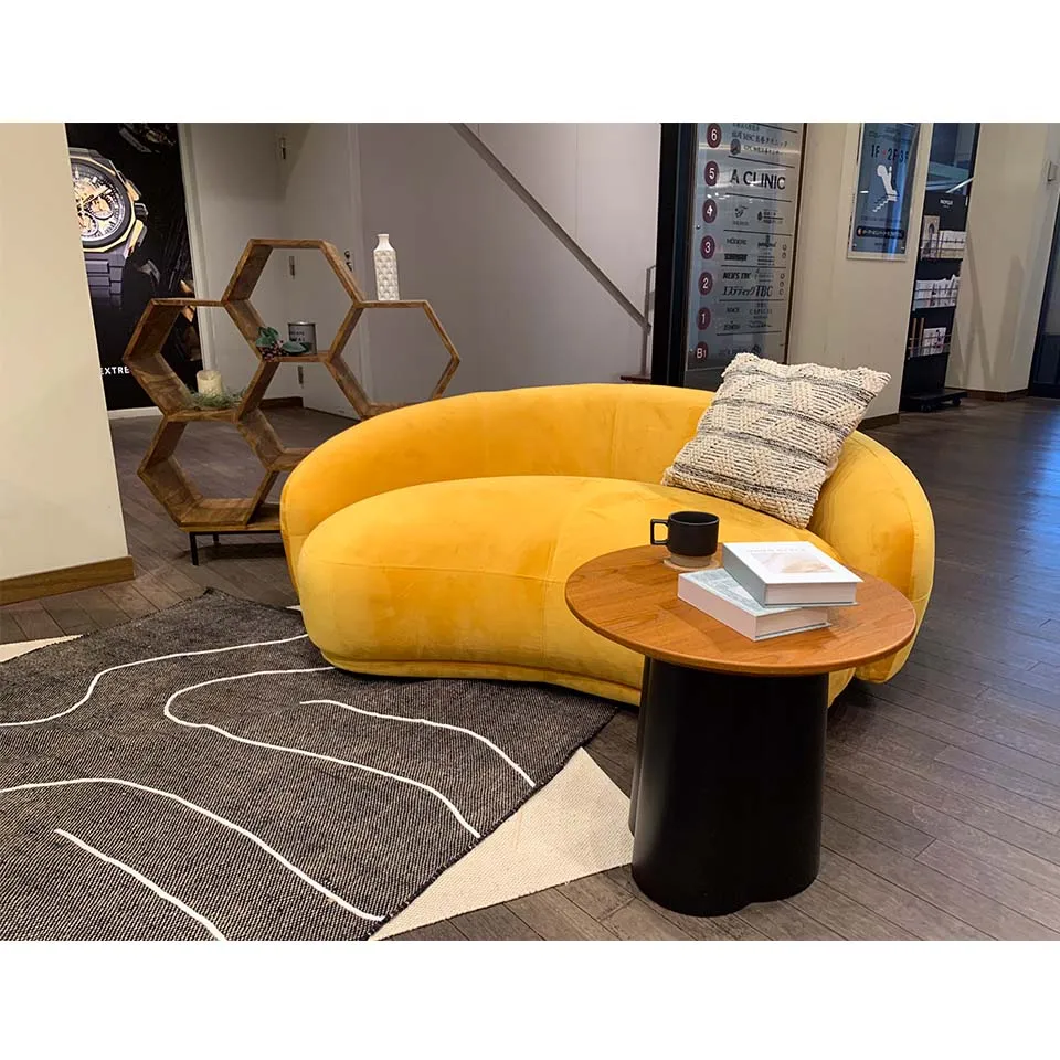 ローテーブルTT-S124Bブラック/ブラウン - 5