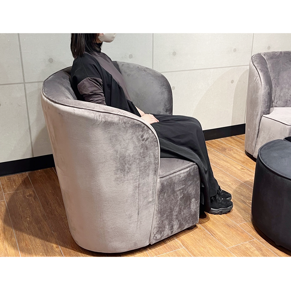 ソファFLOWERグレー/ブラック - 8