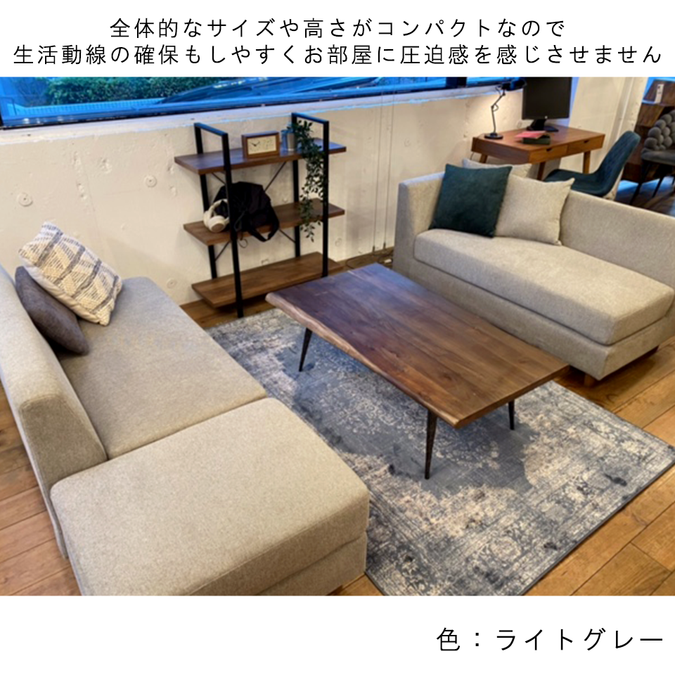 ソファ8041ライトグレー - 15