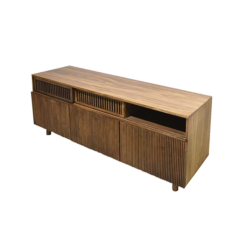 キャビネットMUK003ウォールナット（オーク） - 3