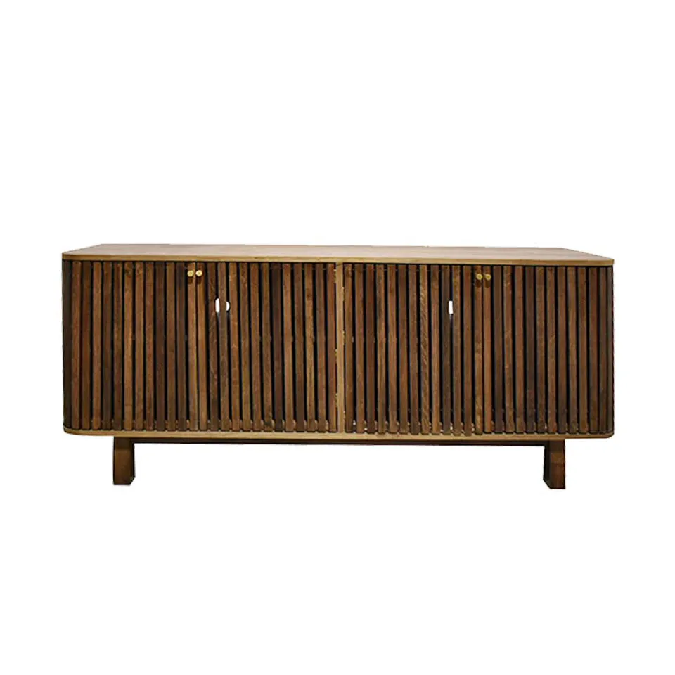 キャビネットMUK005ウォールナット（オーク）