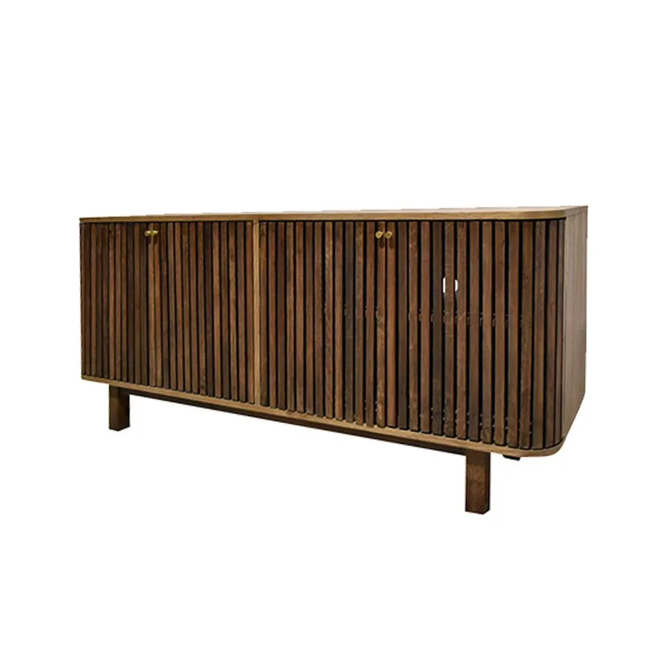 キャビネットMUK005ウォールナット（オーク） - 2