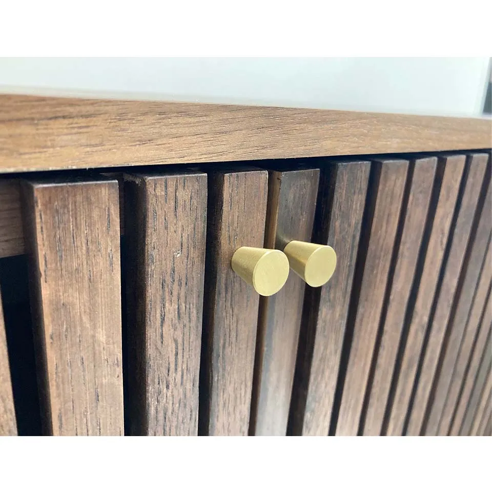 キャビネットMUK005ウォールナット（オーク） - 6