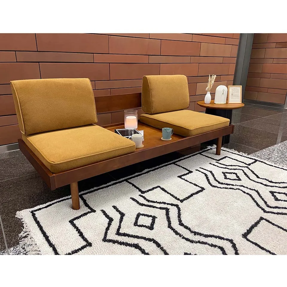 ソファYU9279 3人掛けライトブラウン - 7