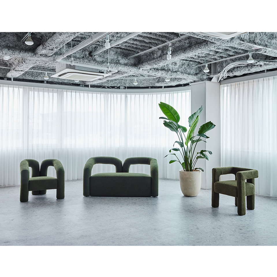 ソファSF-143-S 1人掛けグリーン - 9