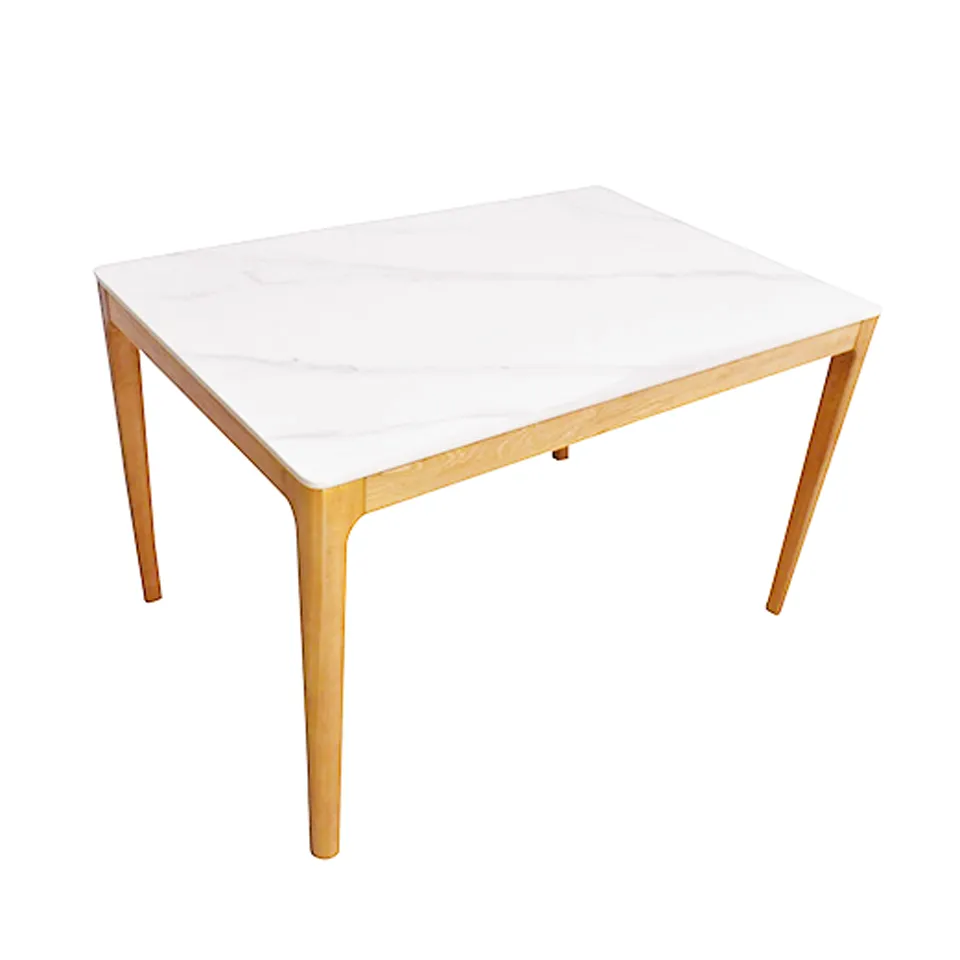 ダイニングテーブルCST-YB302-120ホワイト/オーク - 3