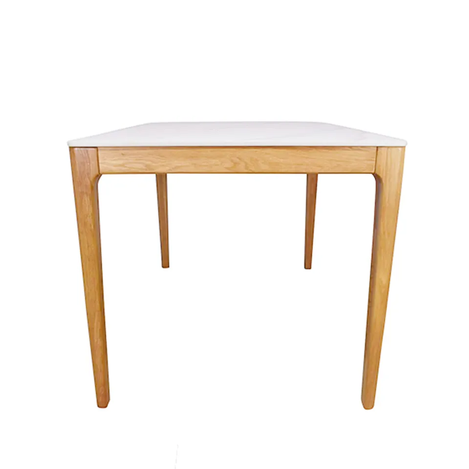 ダイニングテーブルCST-YB302-120ホワイト/オーク - 5