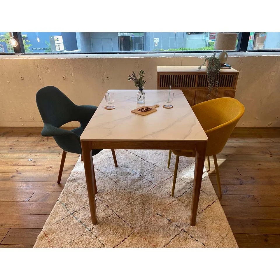 ダイニングテーブルCST-YB302-120ホワイト/オーク - 7