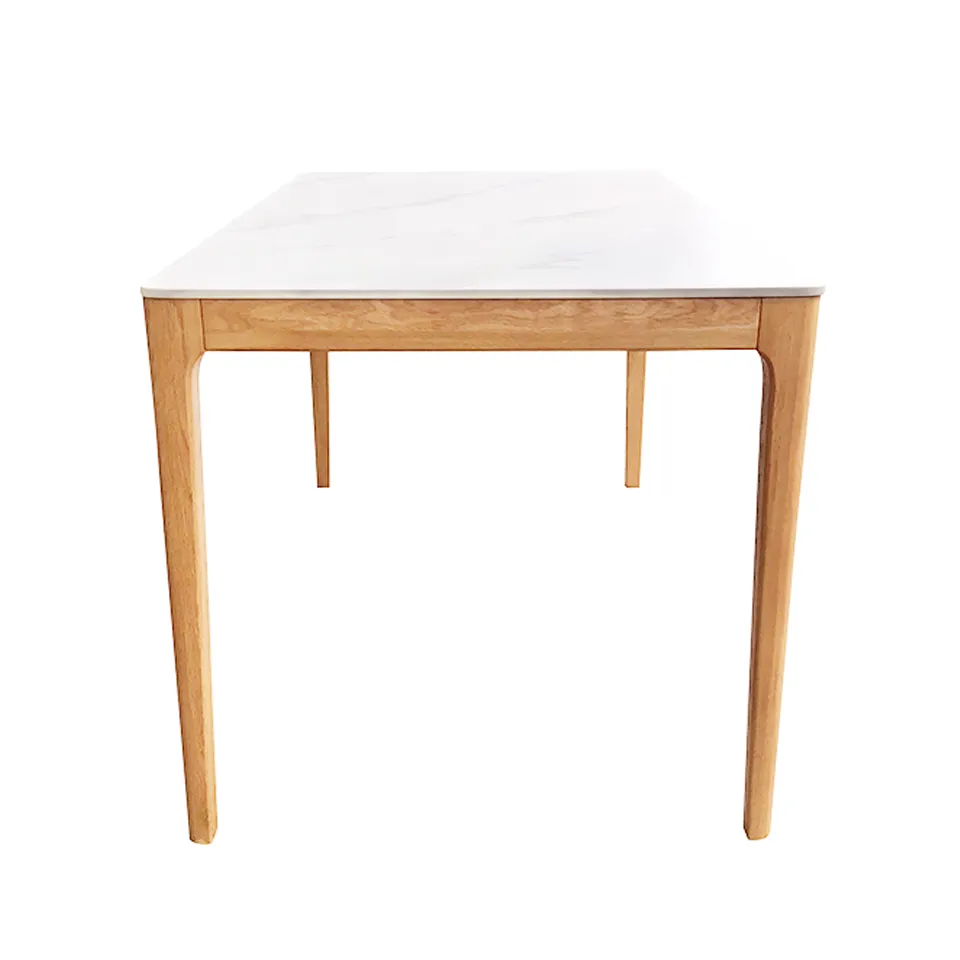 ダイニングテーブルCST-YB302-150ホワイト/オーク - 3