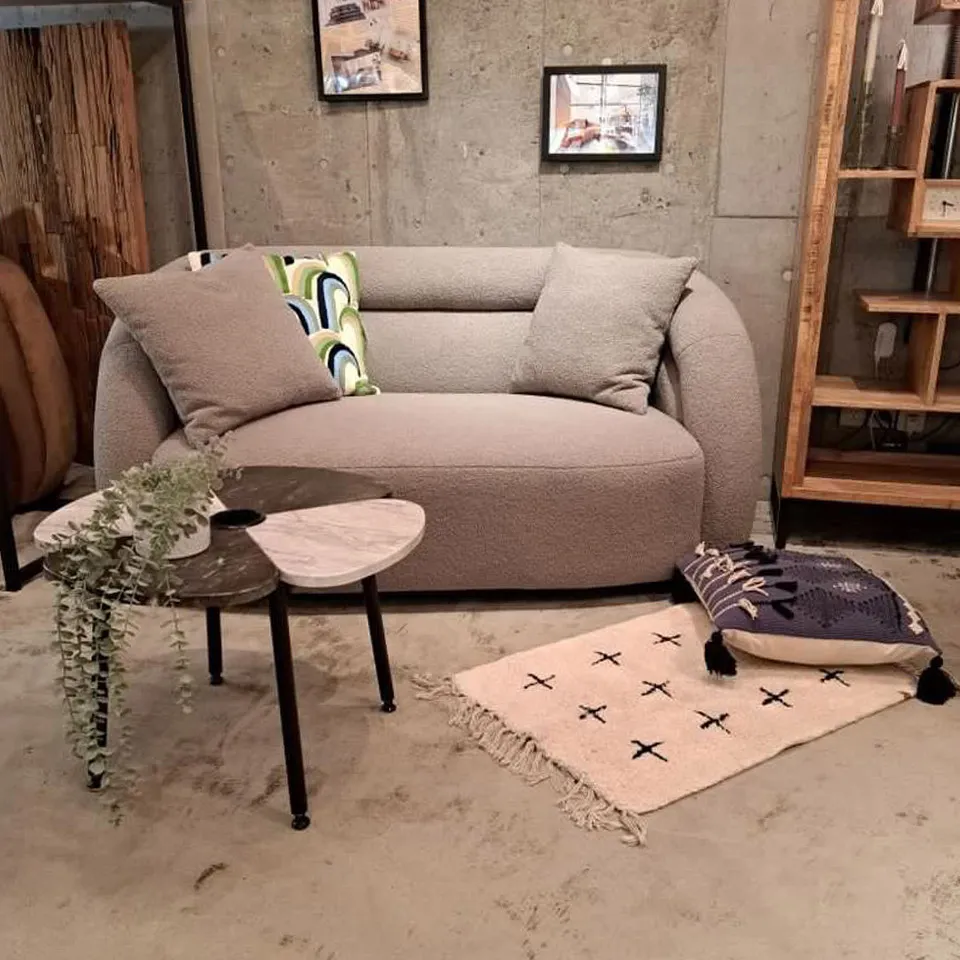 ソファUP2322130 2人掛けグレー - 5