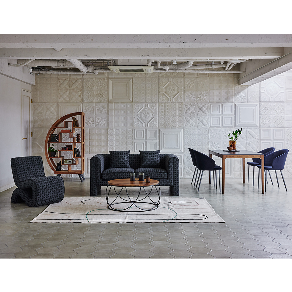 ソファUP2322121 1人掛けブラック - 7