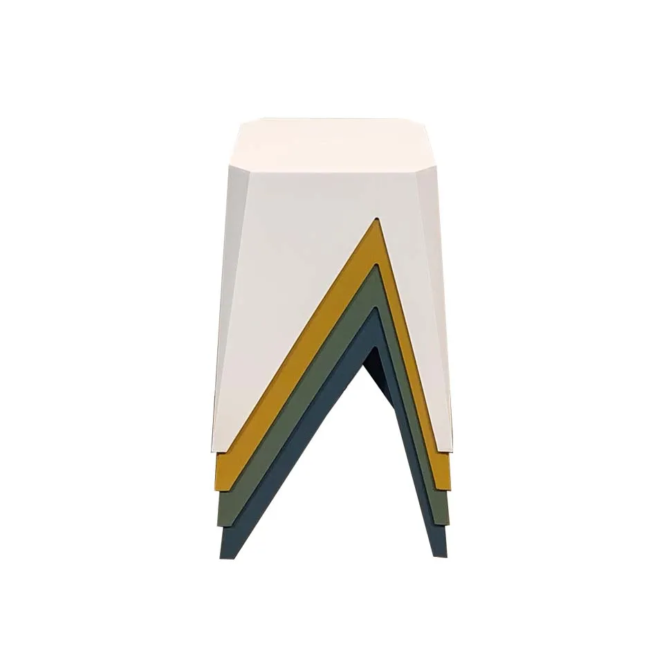 【同色2脚組】スツール1806グリーン - 5