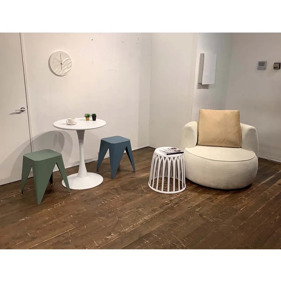 【同色2脚組】スツール1806グリーン - 7