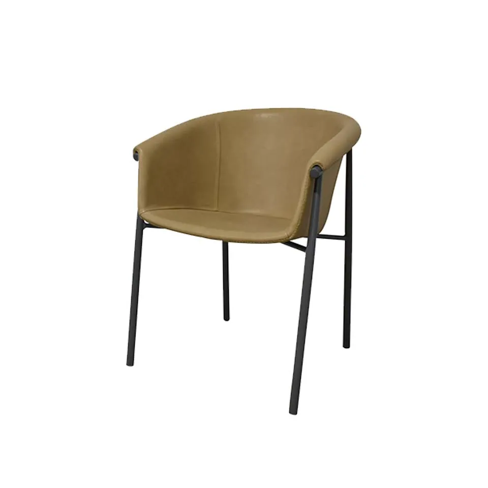 チェアF802-Fライトブラウン - 2