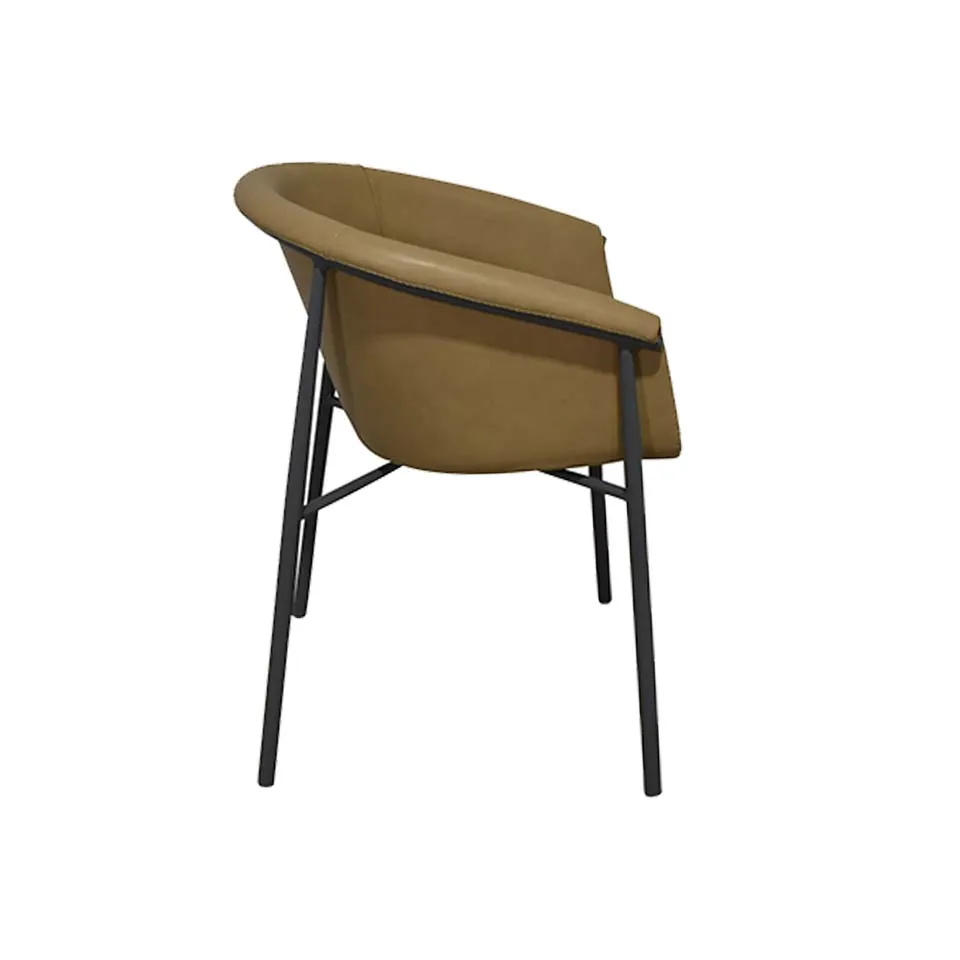 チェアF802-Fライトブラウン - 3