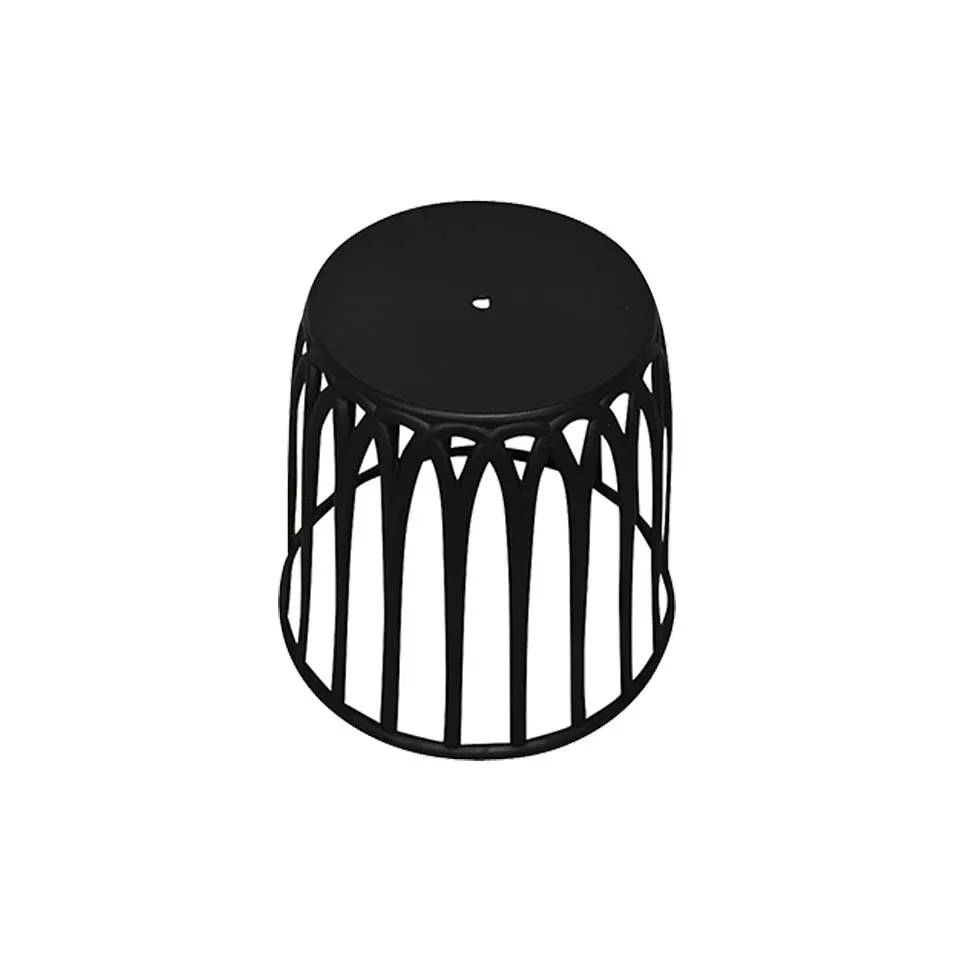 【同色2脚組】スツールC3ブラック - 4