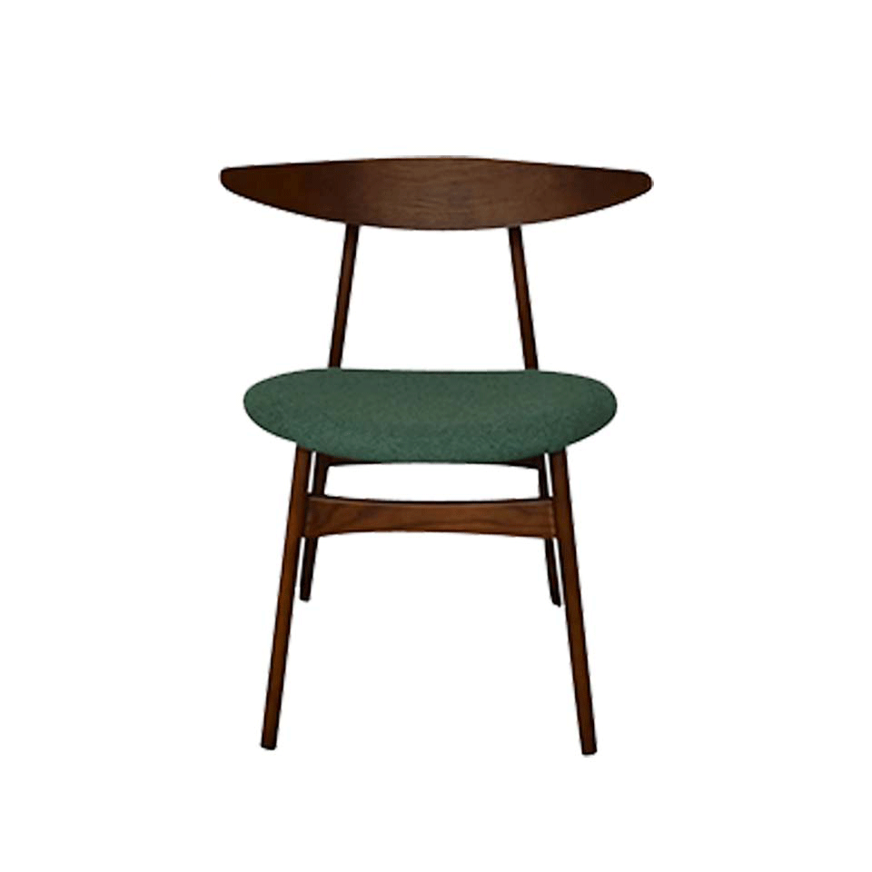 チェアRY54ウォールナット/ダークグリーン