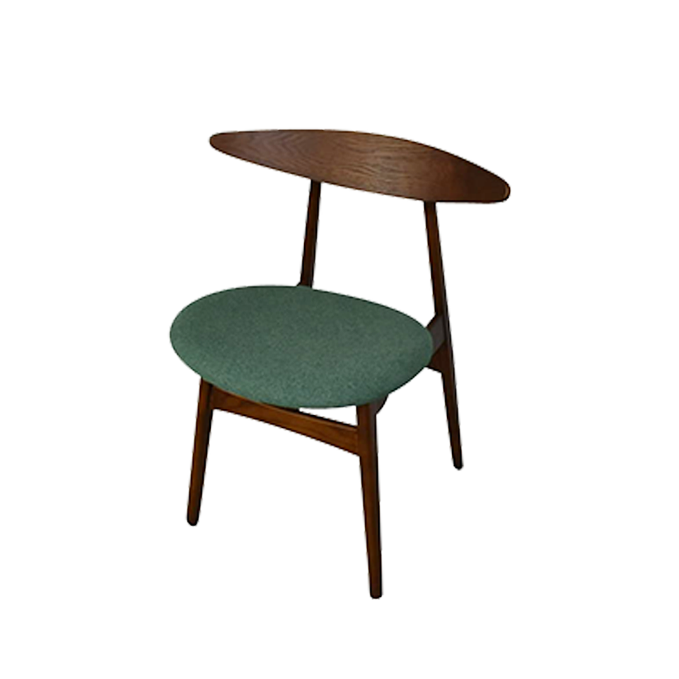 チェアRY54ウォールナット/ダークグリーン - 2