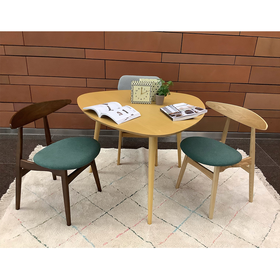 チェアRY54ウォールナット/ダークグリーン - 5