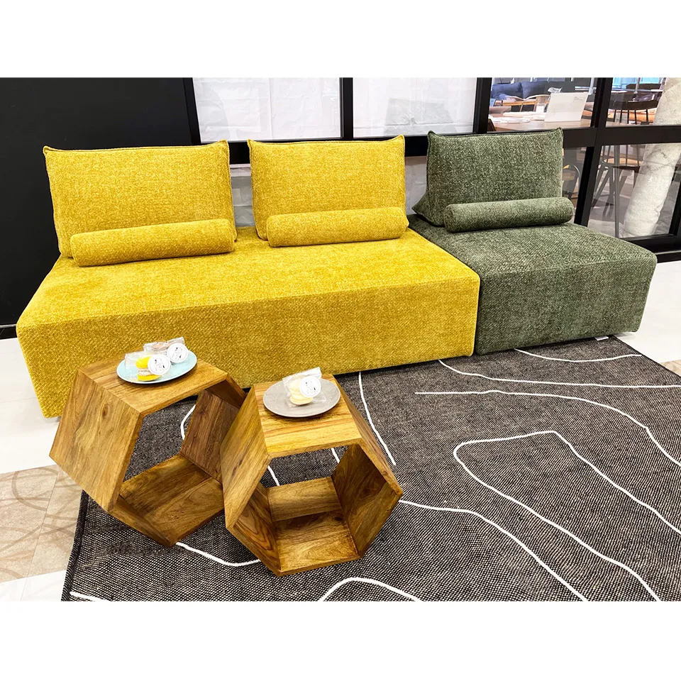 ソファSHIFT 2人掛けイエロー - 6