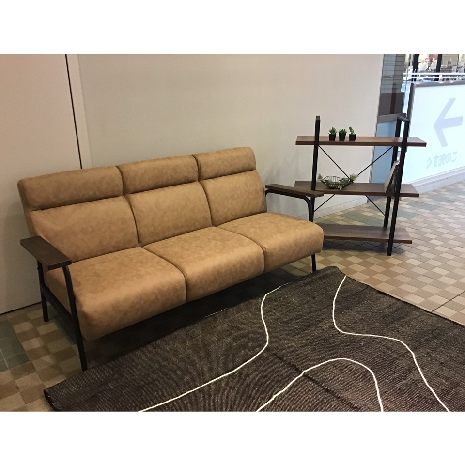 ソファNC728A 3人掛けライトブラウン - 7