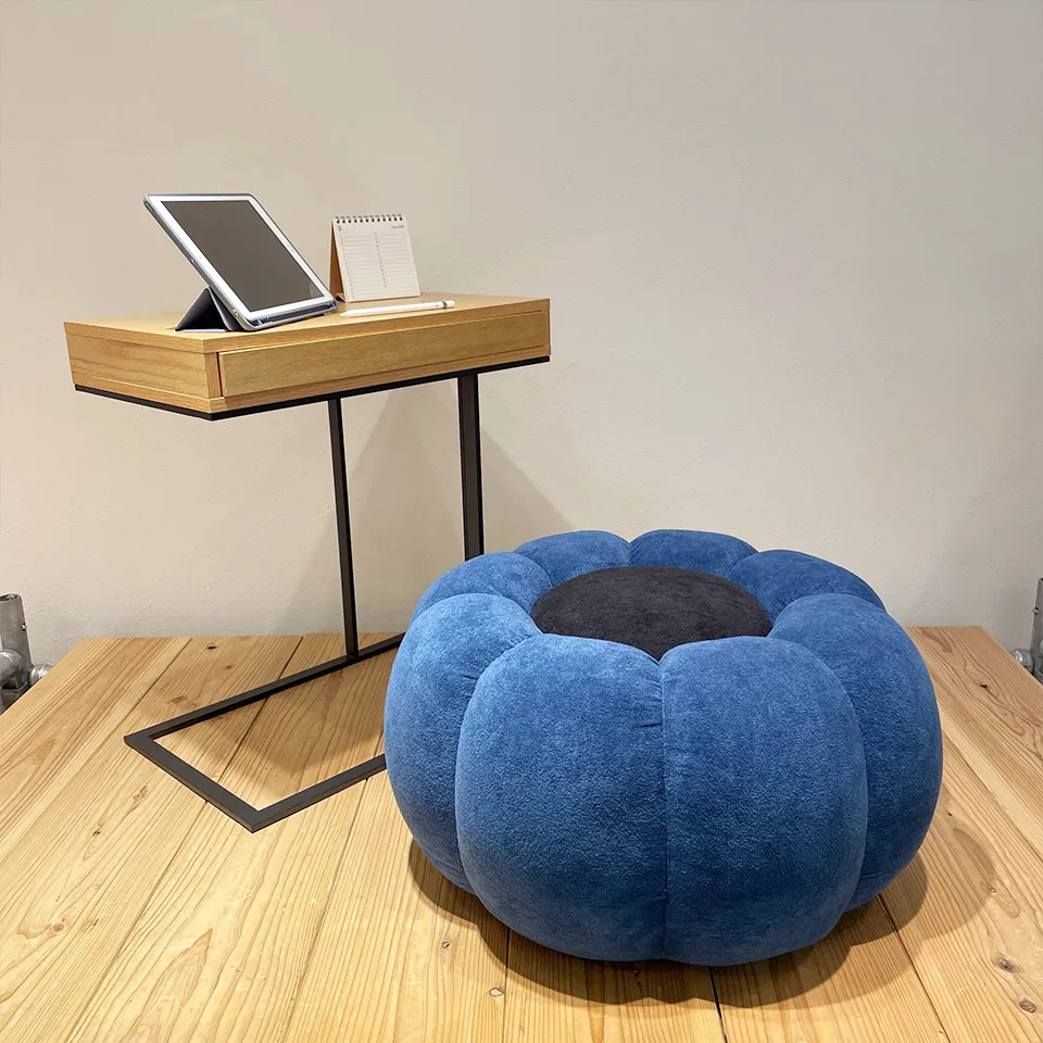 スツールOT-586ブラック/ブルー - 5