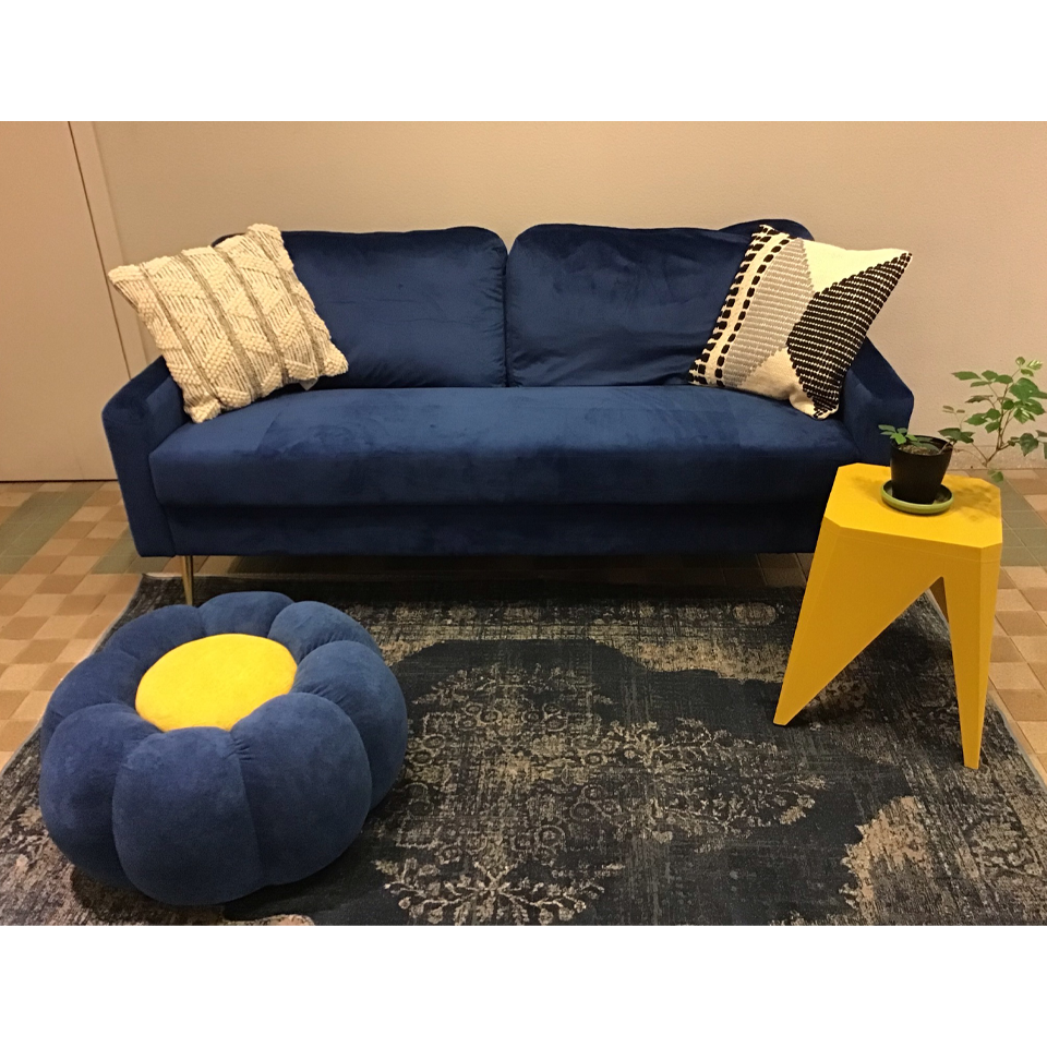 スツールOT-586イエロー/ブルー - 4