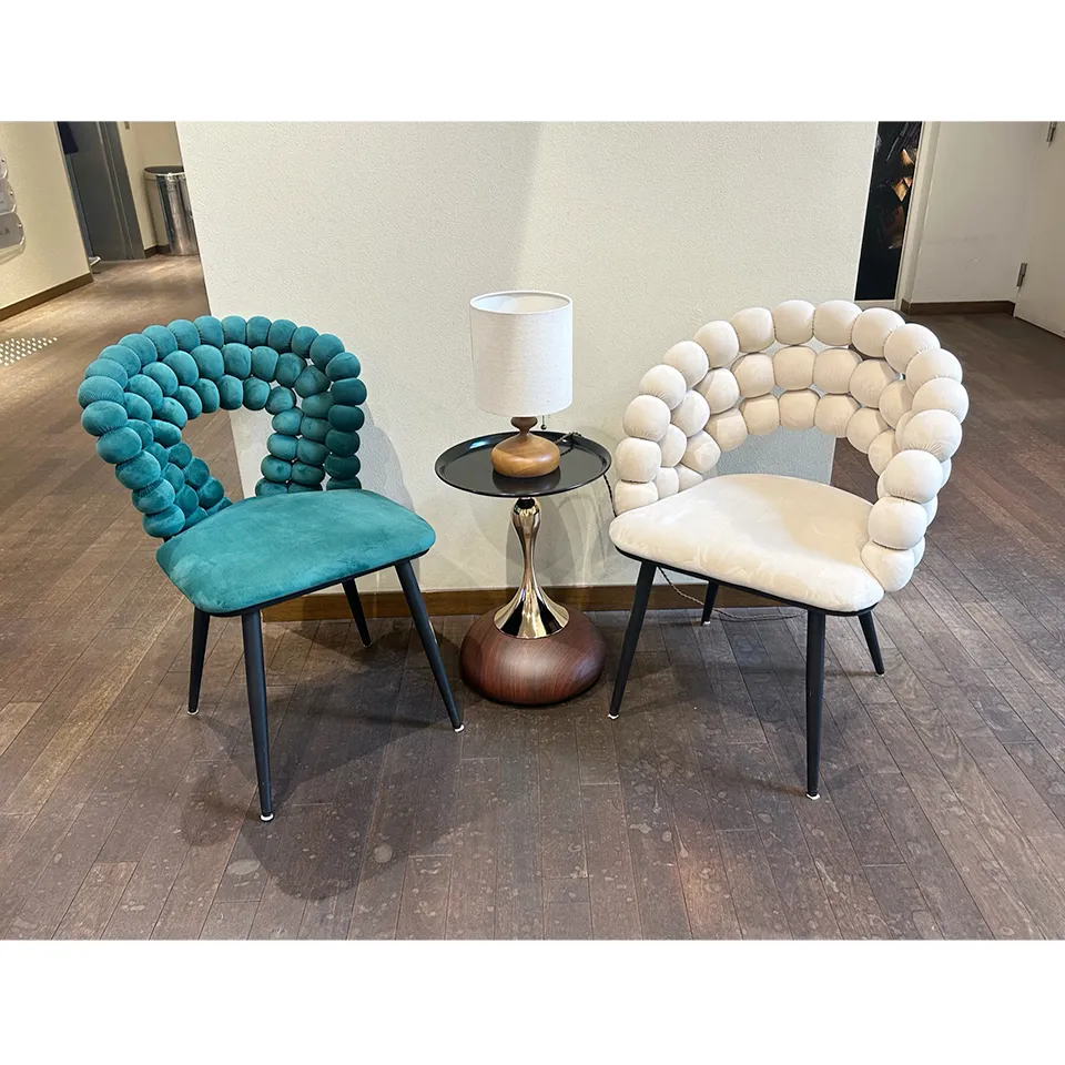 サイドテーブルAJJ-82ブラックウォールナット/ゴ... - 3