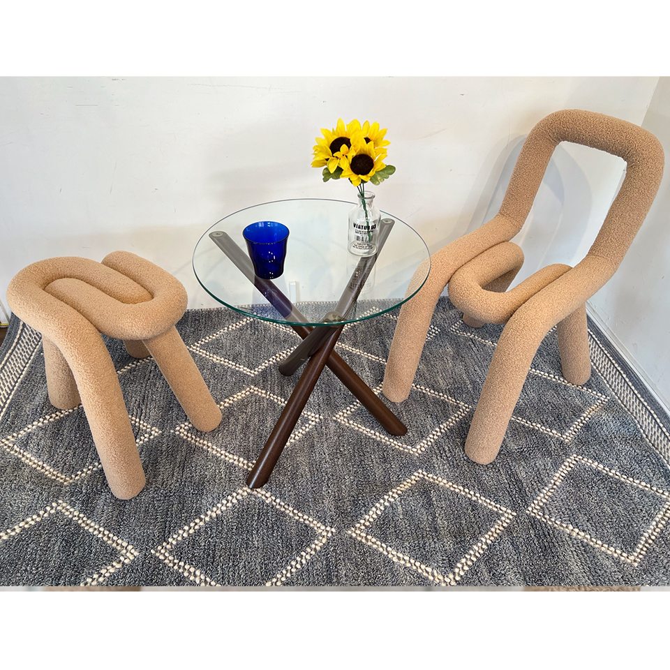 スツールDC1863ブラウン - 5