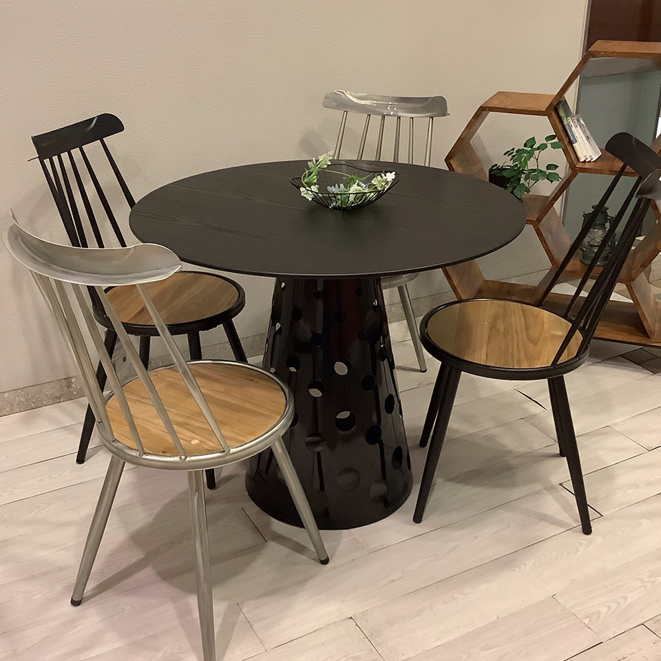 ダイニングテーブルRT-1386ブラック - 6