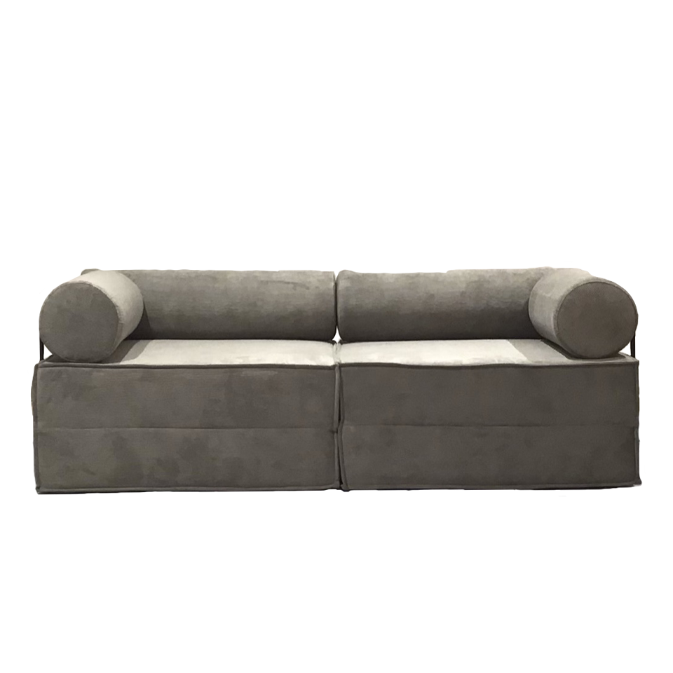 ソファFUTON 2人掛けライトグレー