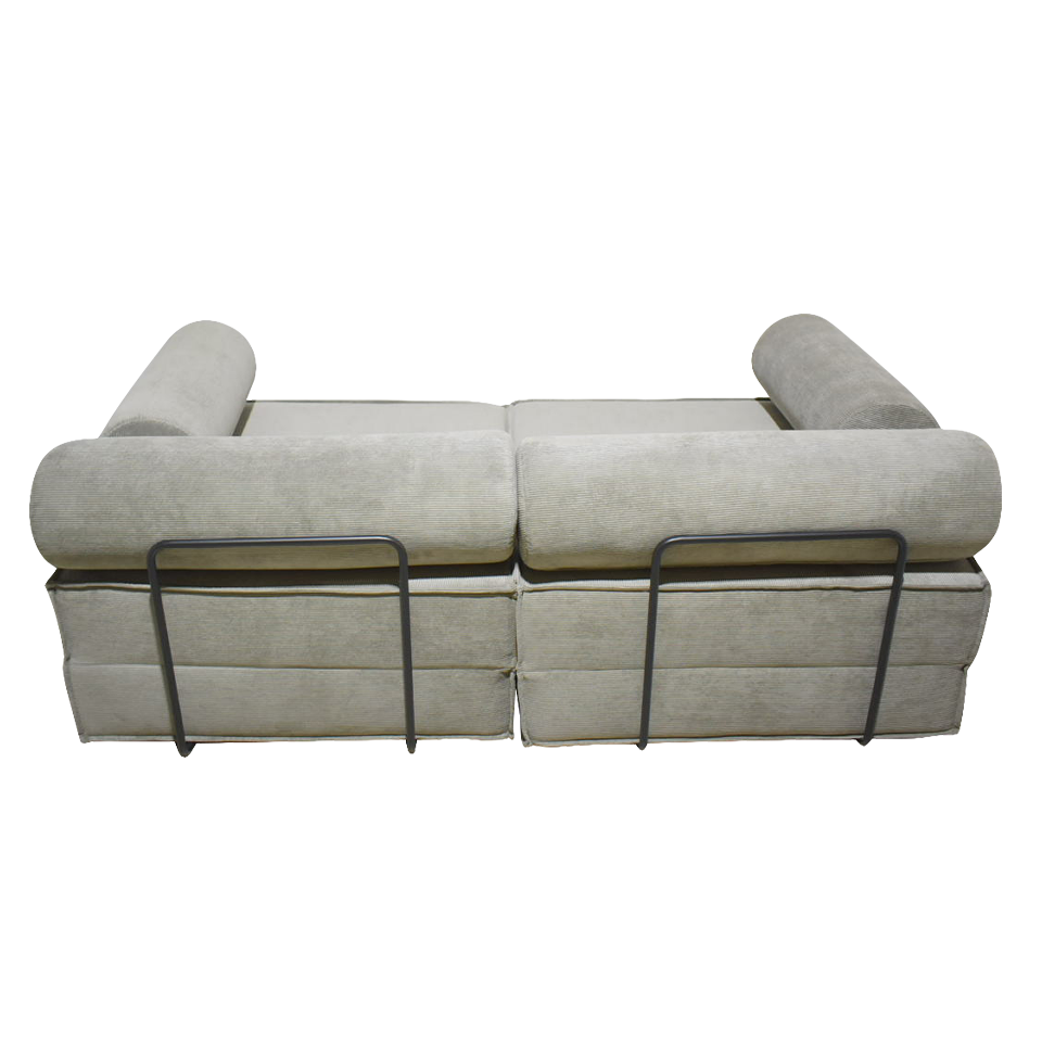 ソファFUTON 2人掛けライトグレー - 3