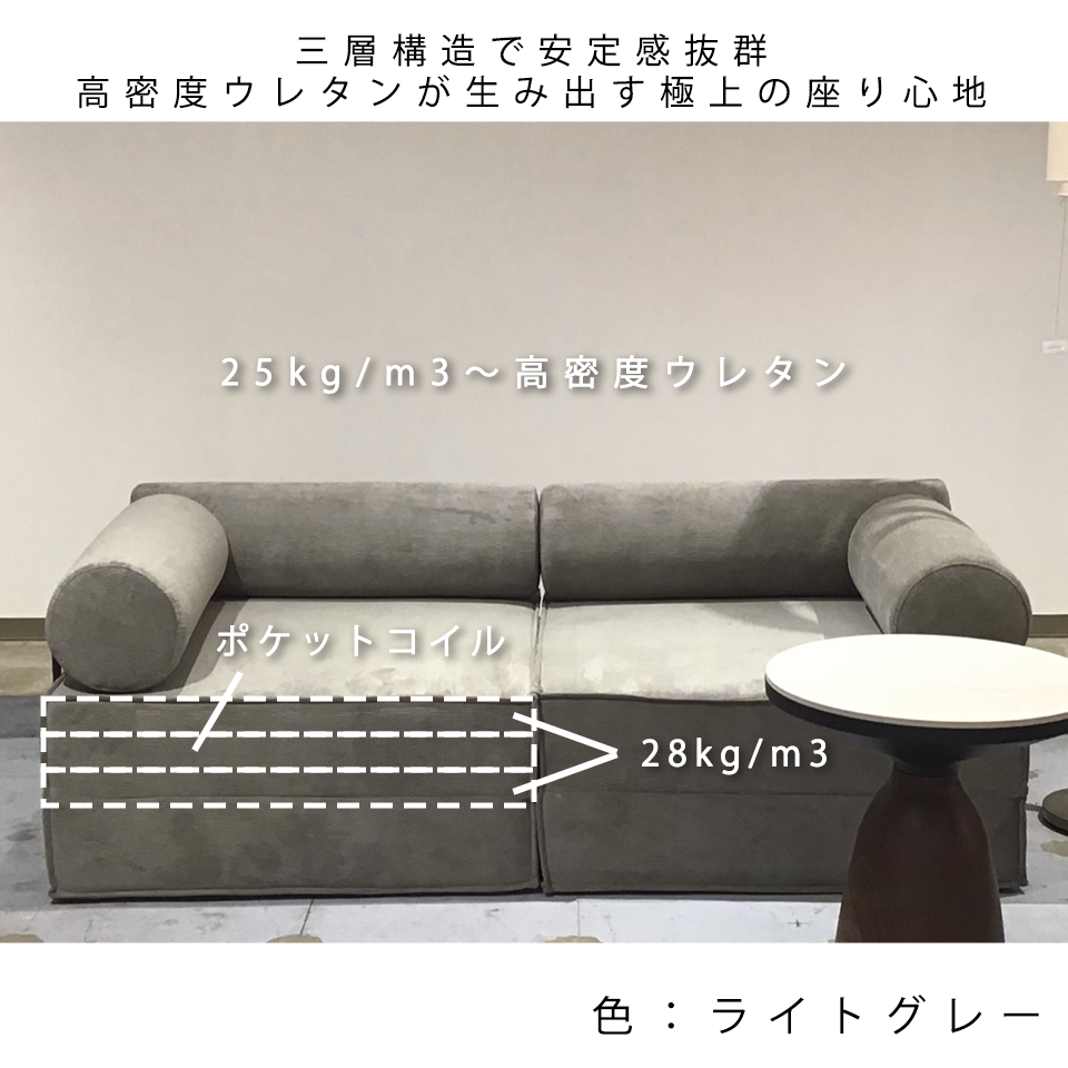 ソファFUTON 2人掛けホワイト - 7