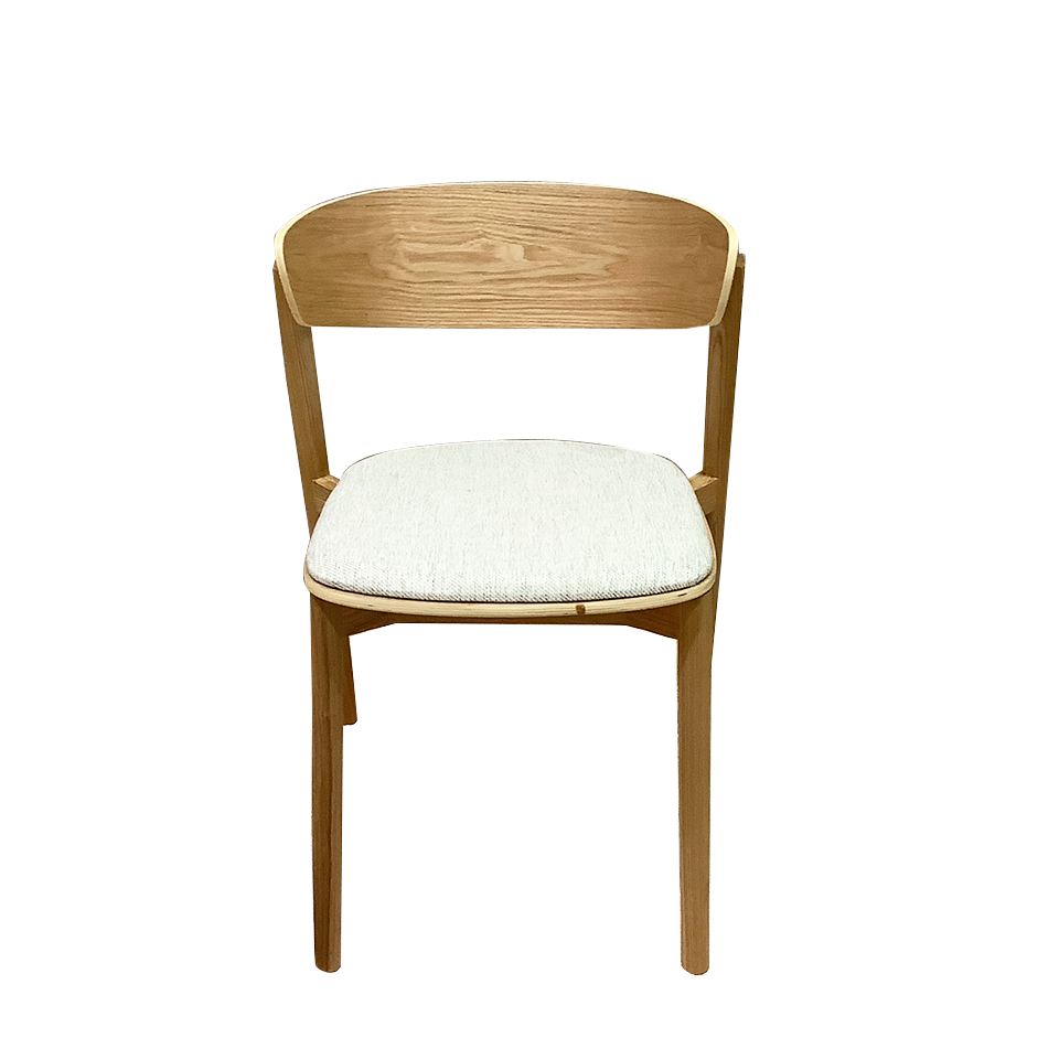 チェアWD-S263Aナチュラル/ライトグレー - 2