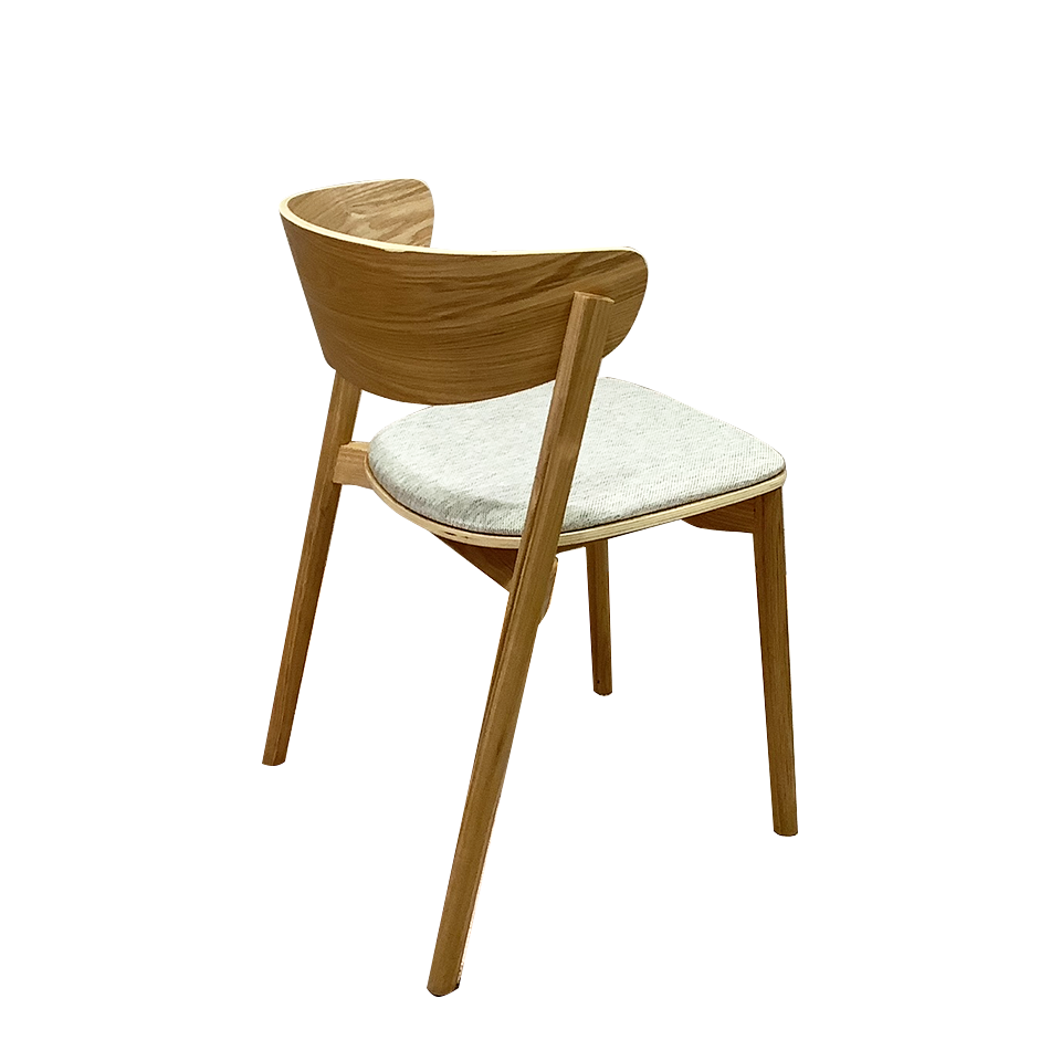 チェアWD-S263Aナチュラル/ライトグレー - 4