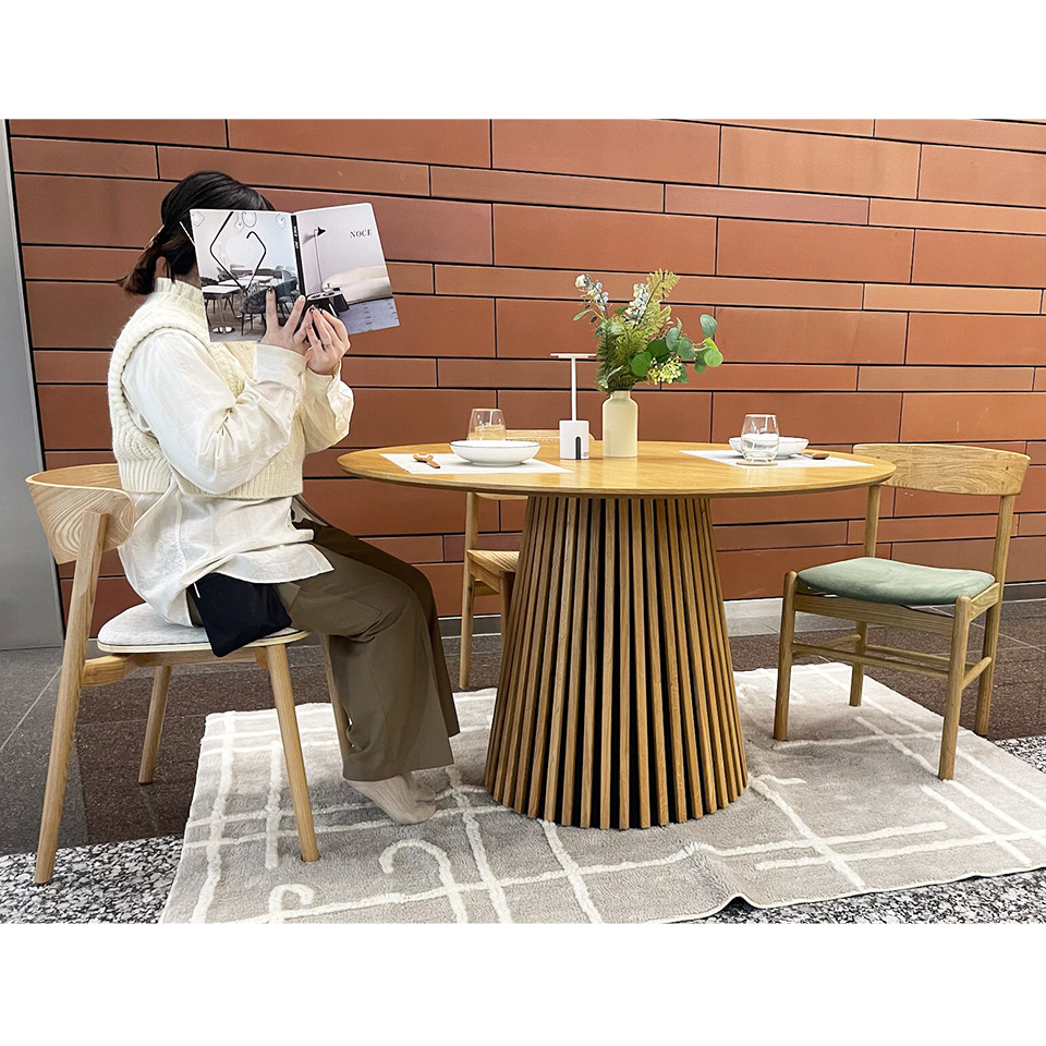 チェアWD-S263Aナチュラル/ライトグレー - 7