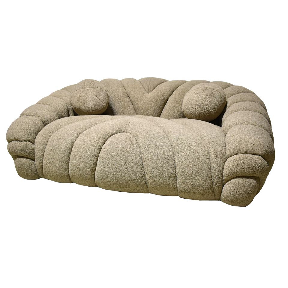 ソファUP24062 2人掛けライトブラウン - 2