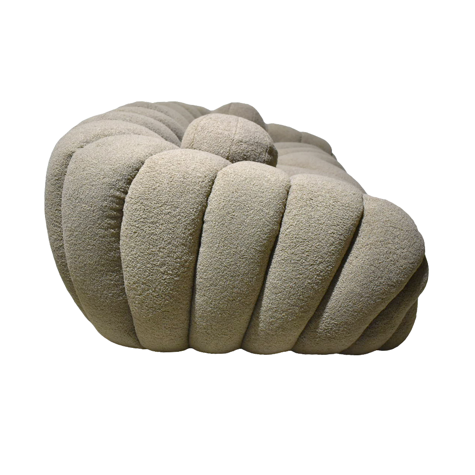 ソファUP24062 2人掛けライトブラウン - 4