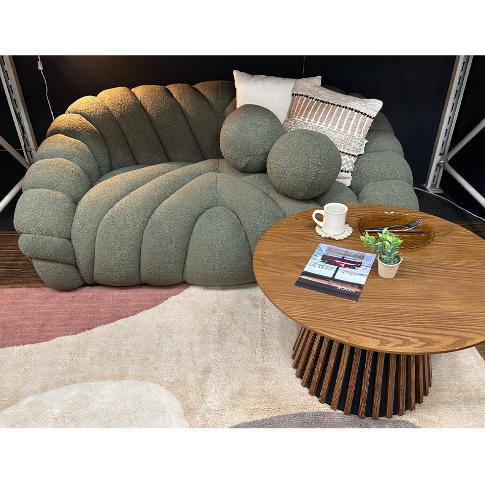 ソファUP24062 2人掛けグリーン - 5