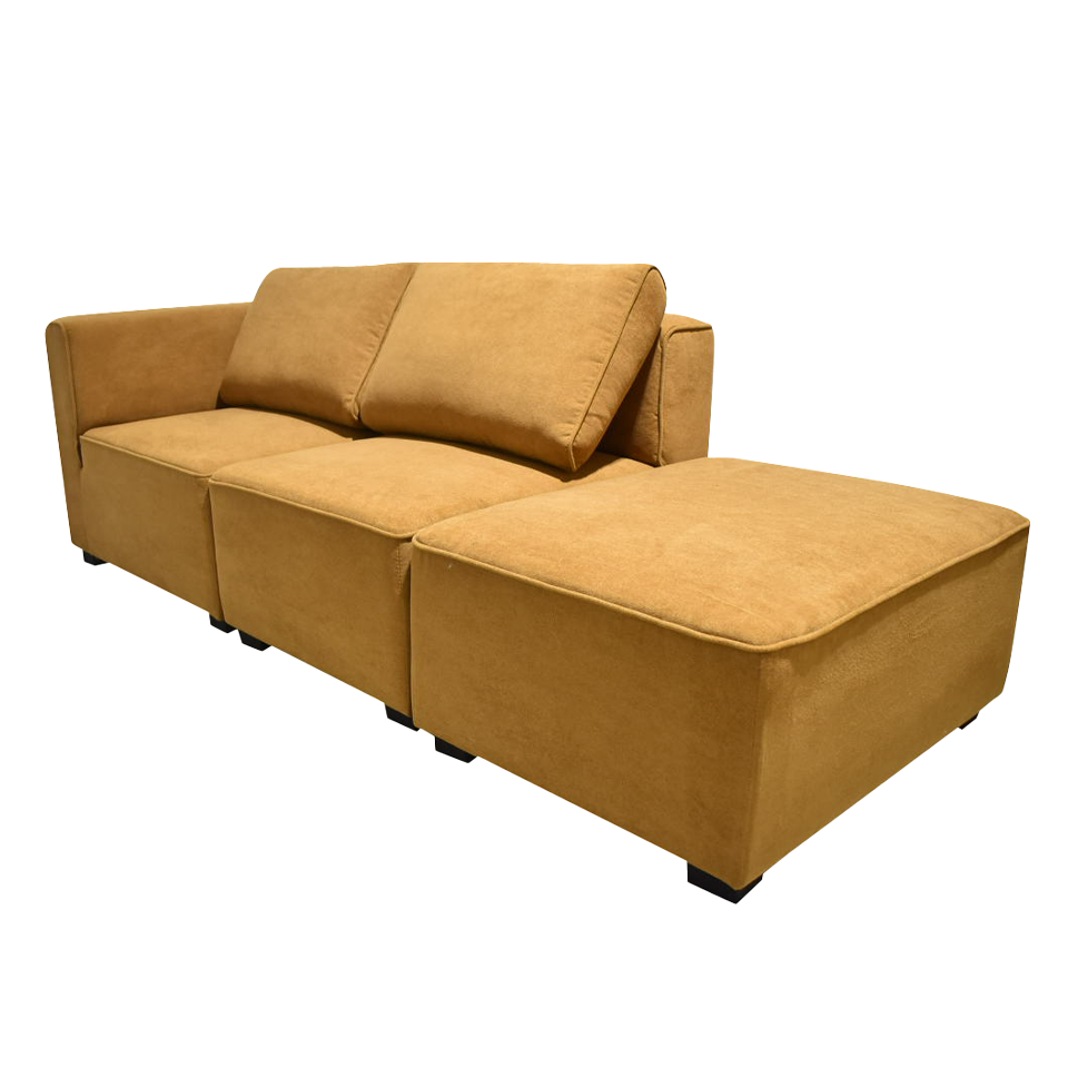 カウチソファS-8508キャメル - 4