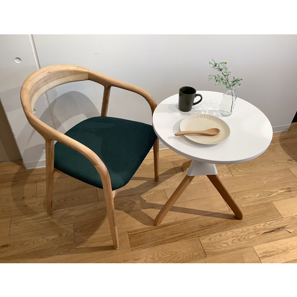 チェアC381ナチュラル／グリーン - 6