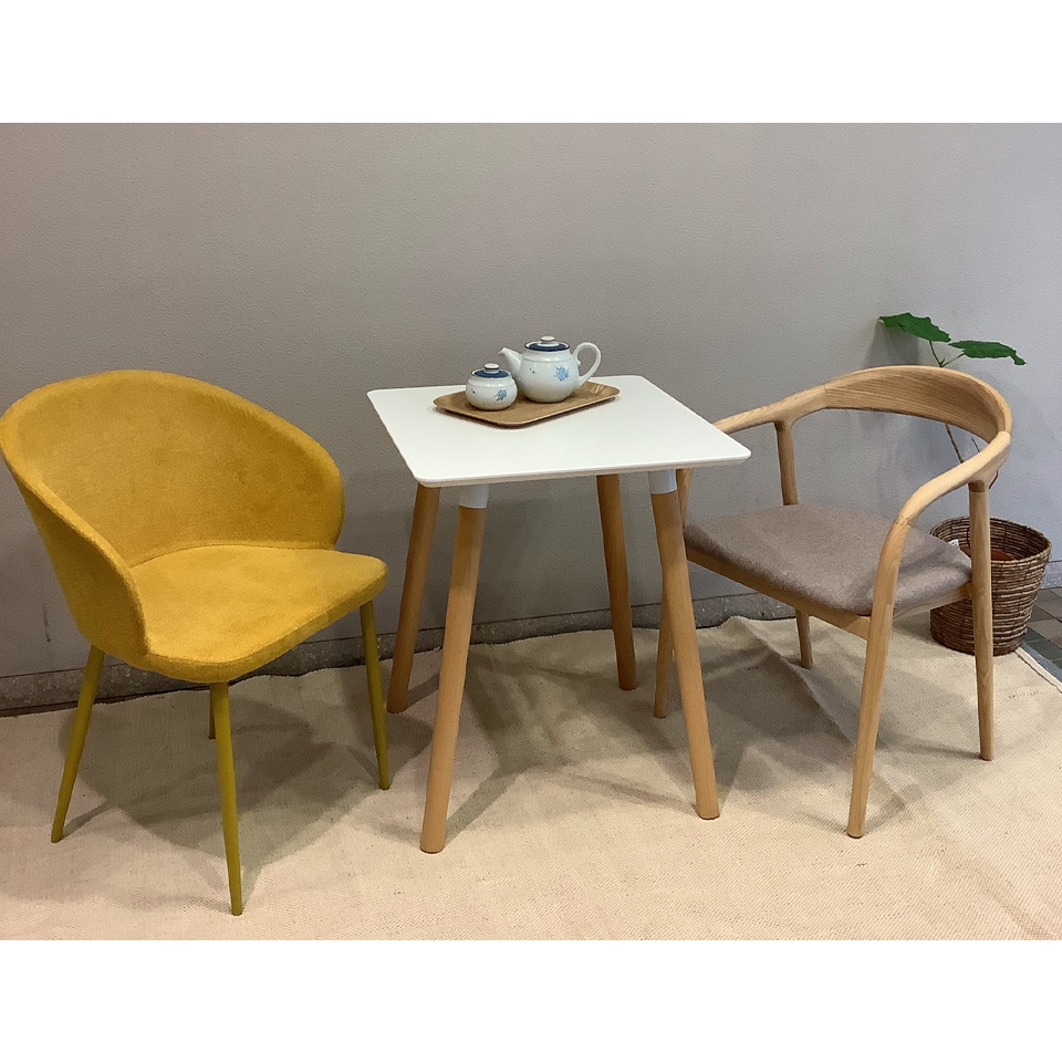 チェアC381ナチュラル／グレー - 6