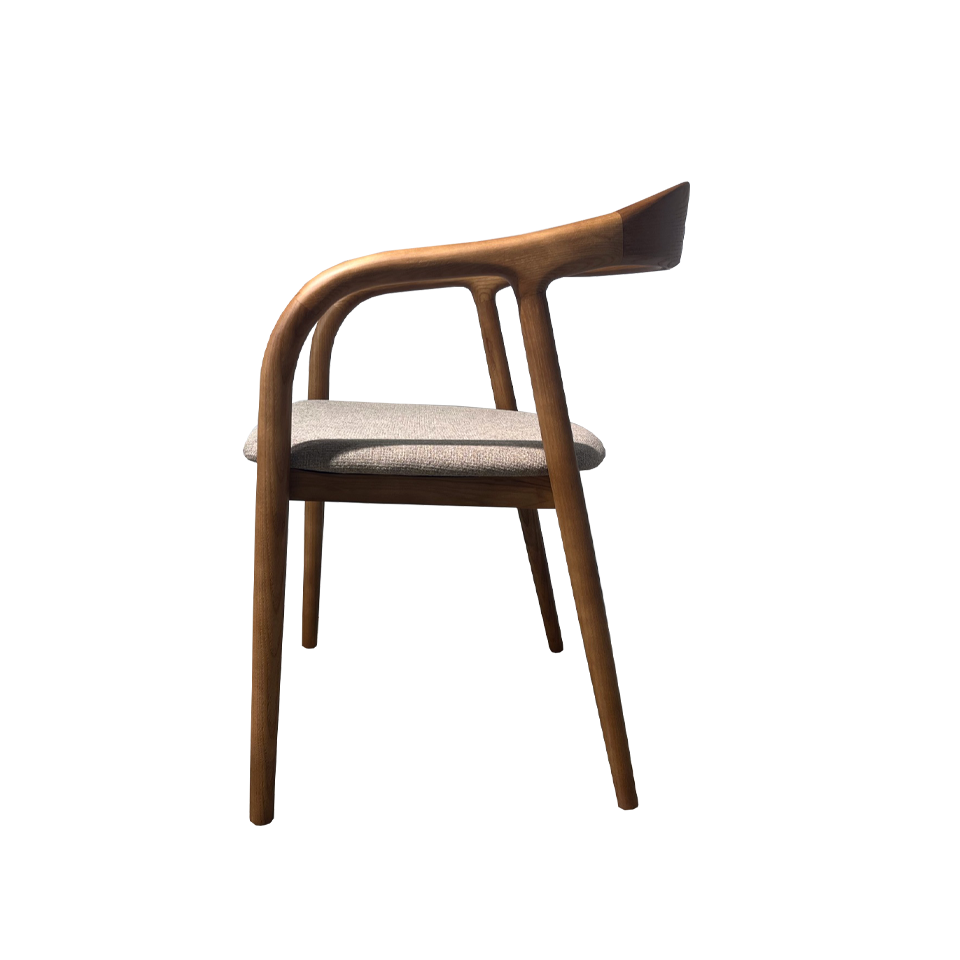 チェアC381ウォールナット／グレー - 2