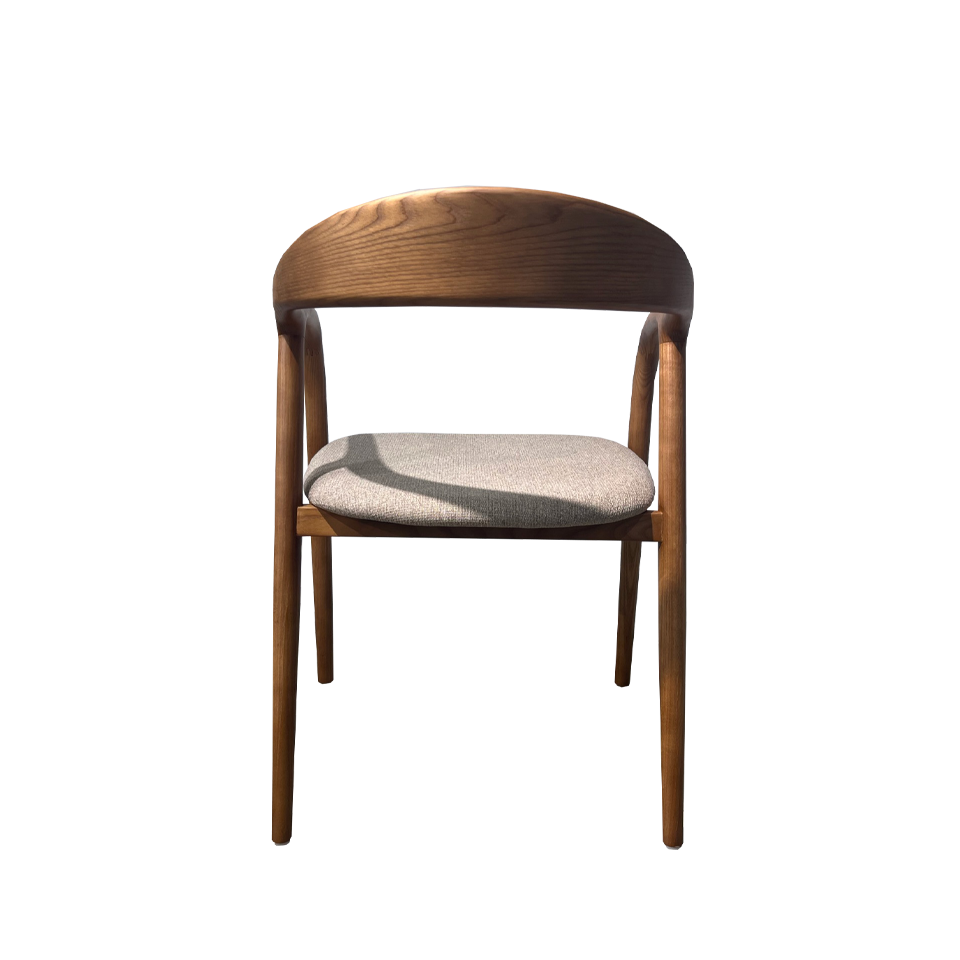 チェアC381ウォールナット／グレー - 3
