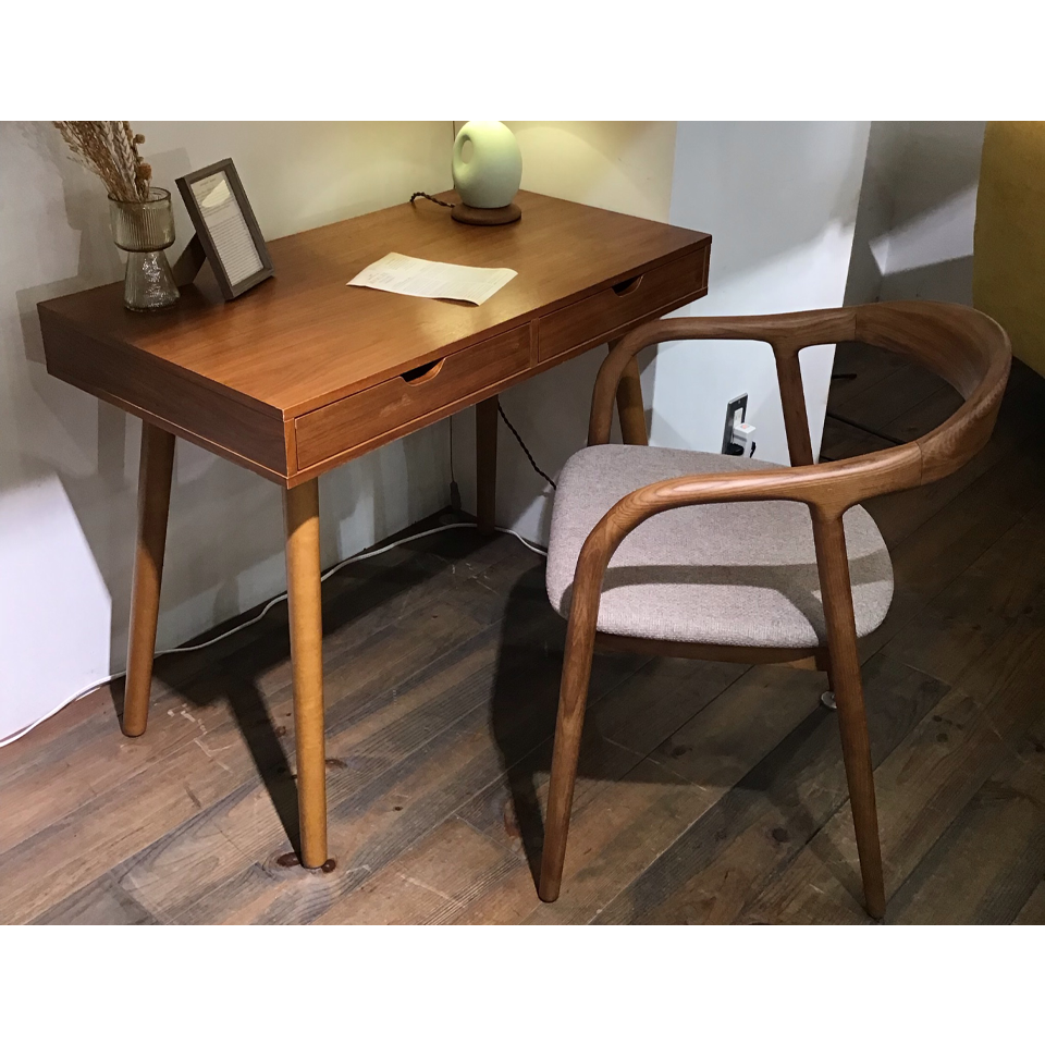 チェアC381ウォールナット／グレー - 5